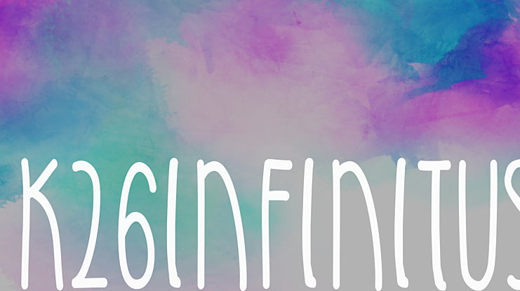 K26Infinitus Font