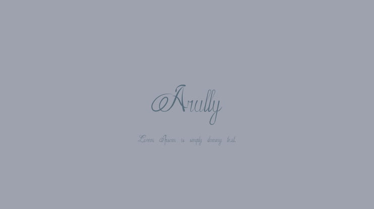 Arully Font