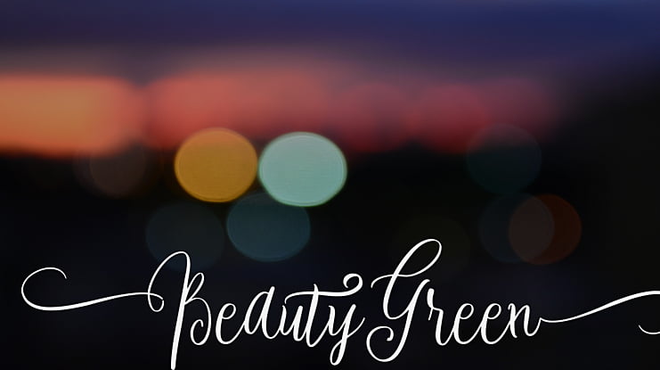 BeautyGreen Font