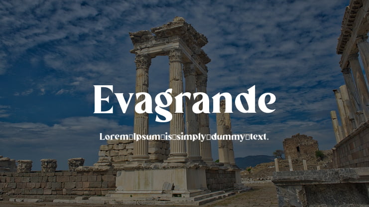 Evagrande Font