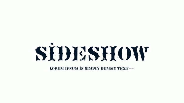 Sideshow Font