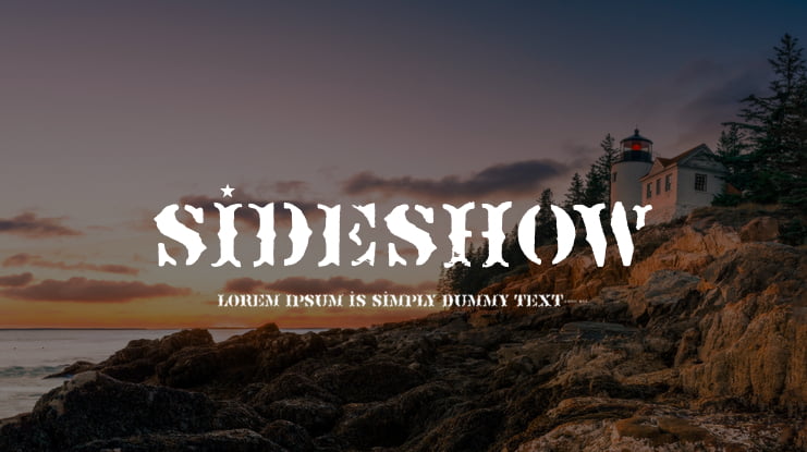 Sideshow Font