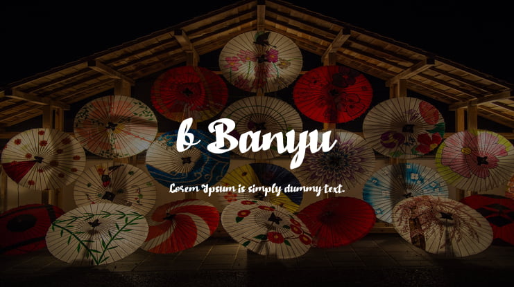 b Banyu Font