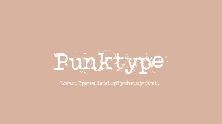 Punktype Font