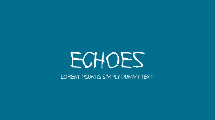 Echoes Font