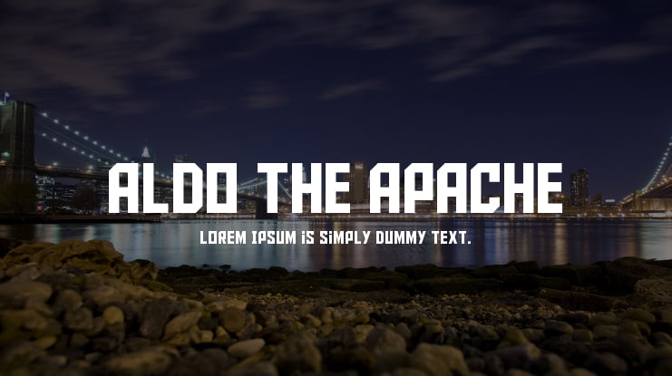 the Apache : Download for Desktop & Webfont