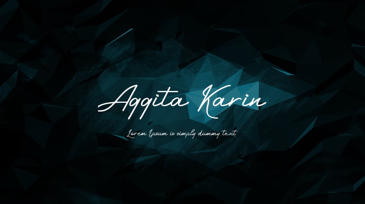 Aggita Karin Font