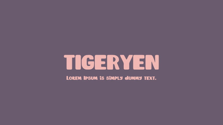 TIGERYEN Font