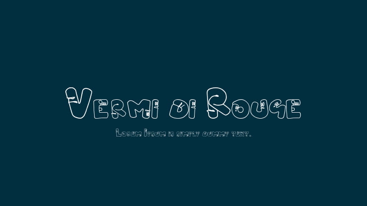 Vermi di Rouge Font