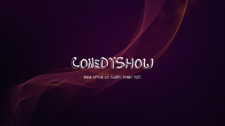 ComedyShow Font