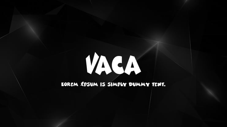 Vaca Font