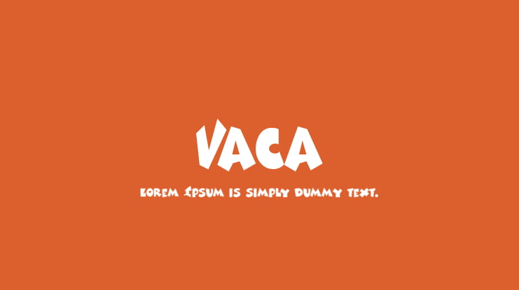 Vaca Font