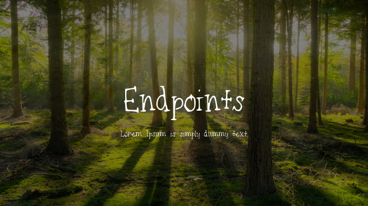 Endpoints Font