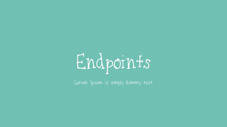 Endpoints Font