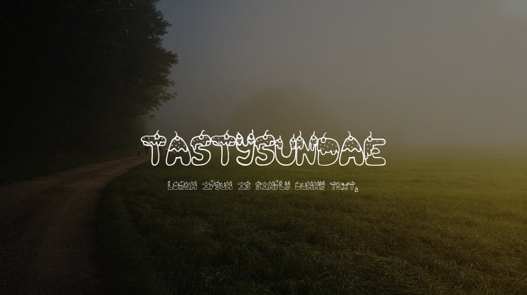 TastySundae Font