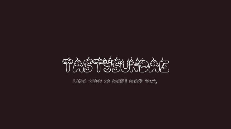 TastySundae Font