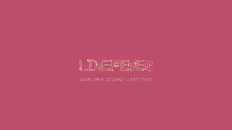 LineFever Font