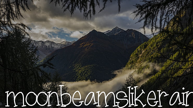 moonbeamslikerain Font