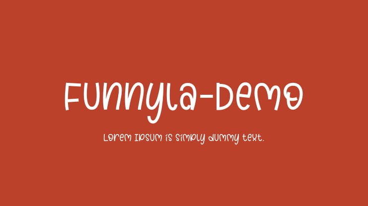 Funnyla-Demo Font