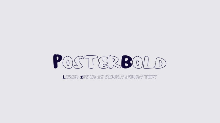 PosterBold Font