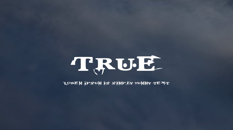 True Font