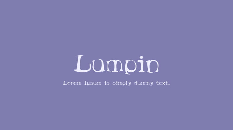 Lumpin Font