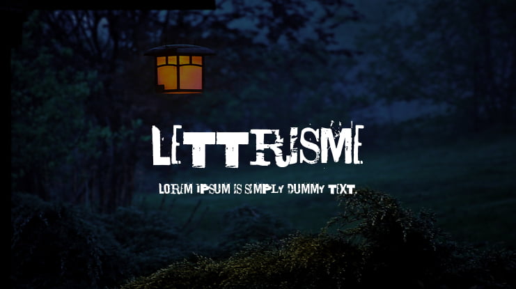 Lettrisme Font