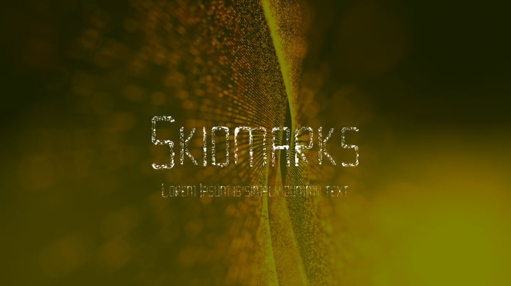 Skidmarks Font