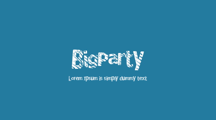 BigParty Font