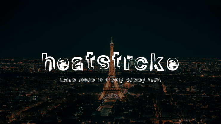 heatstroke Font