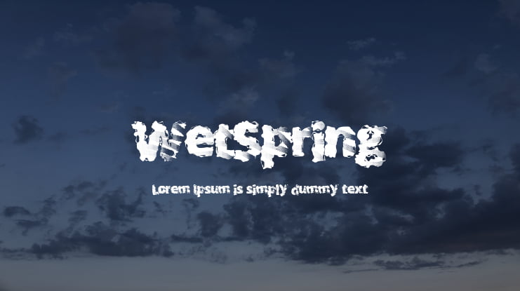 WetSpring Font