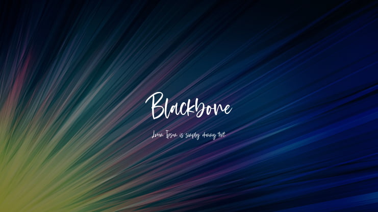 Blackbone Font