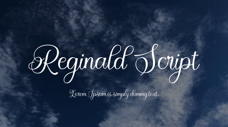 Reginald Script Font