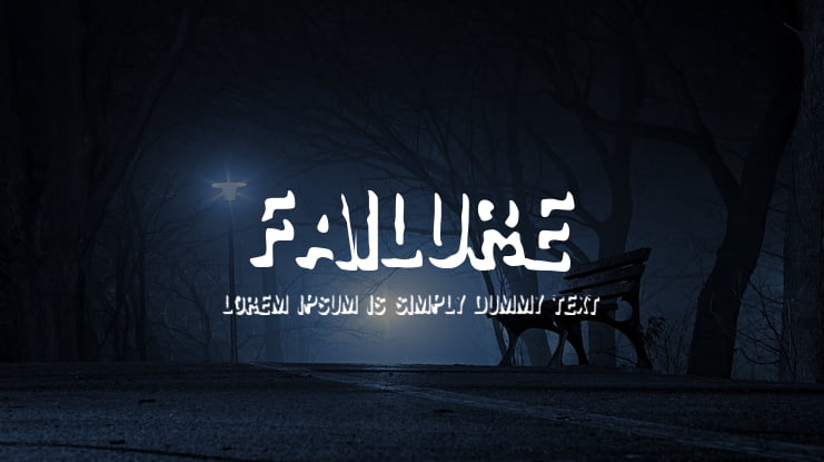 Failure Font