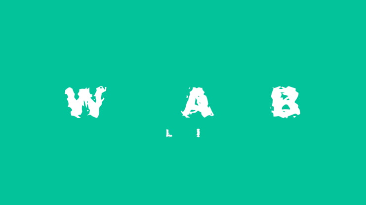 Wait And Bleed Font