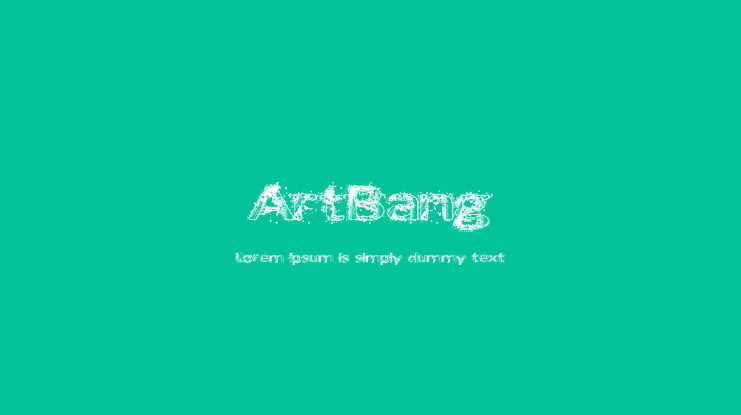 ArtBang Font