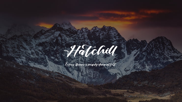 Hatchill Font