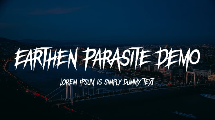 Earthen Parasite DEMO Font Family