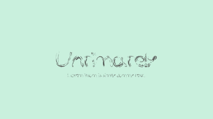 Untimately Font