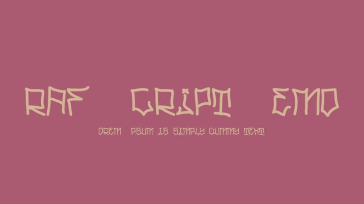 Graf Script Demo Font