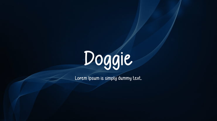 Doggie Font