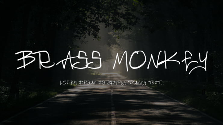 Brass Monkey Font