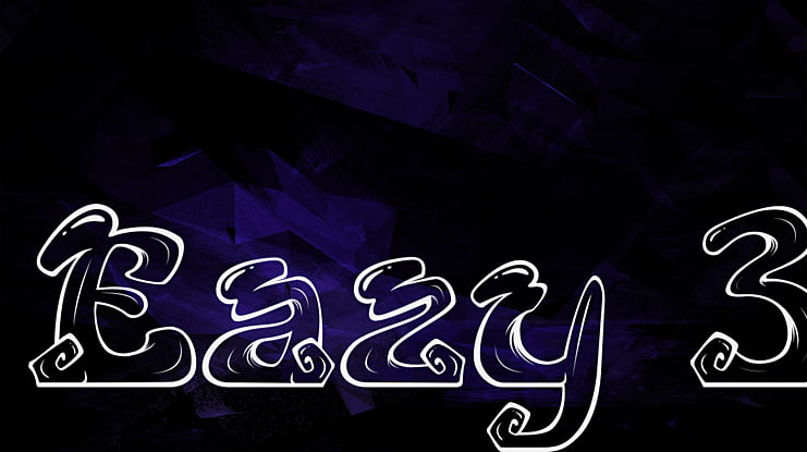 Eazy 3 Font