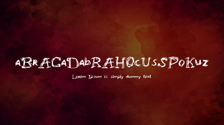 aBrACaDabRAHOcUsSPoKuz Font