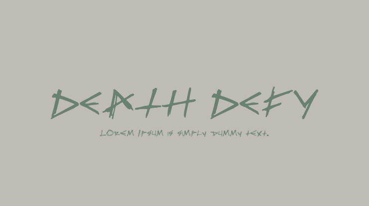 DEATH_DEFY Font