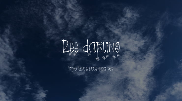 Bee Darling Font