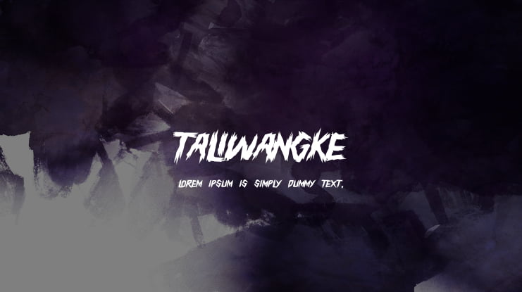 TALIWANGKE Font