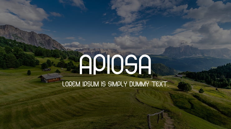 apiosa Font