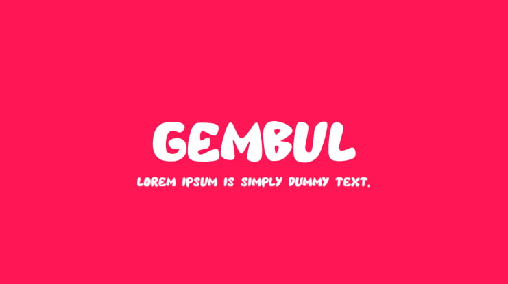 GEMBUL Font