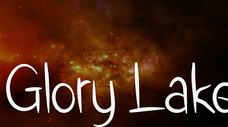 Glory Lake Font